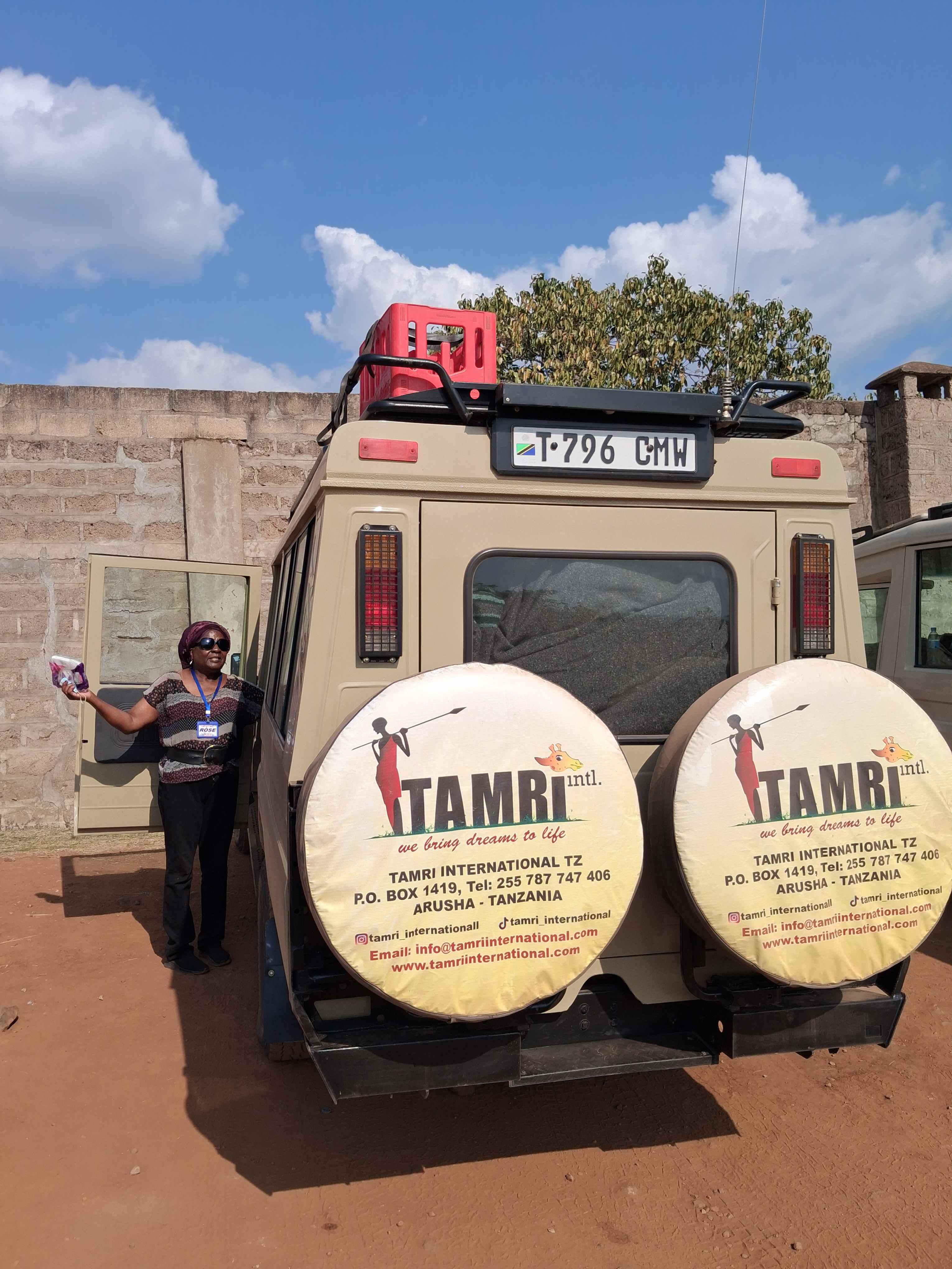 Tamri International safari vehicle in Arusha, Tanzania